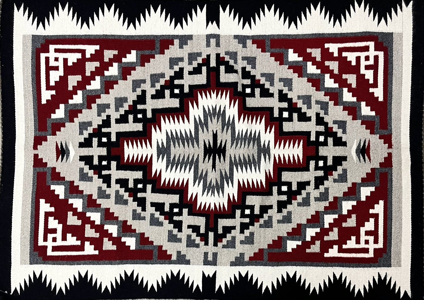 Ganado 40" x 55.5"-Weaving-Navajo Weaving-Sorrel Sky Gallery