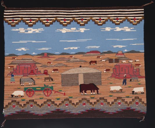 PICTORIAL-Weaving-Navajo Weaving-Sorrel Sky Gallery