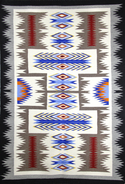 Storm Style Navajo Weaving-Weaving-Navajo Weaving-Sorrel Sky Gallery