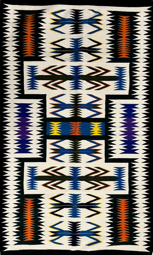 Storm. 33" x 54"-Weaving-Navajo Weaving-Sorrel Sky Gallery