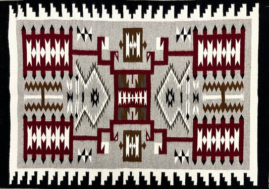 Storm. 52" x 37"-Weaving-Navajo Weaving-Sorrel Sky Gallery