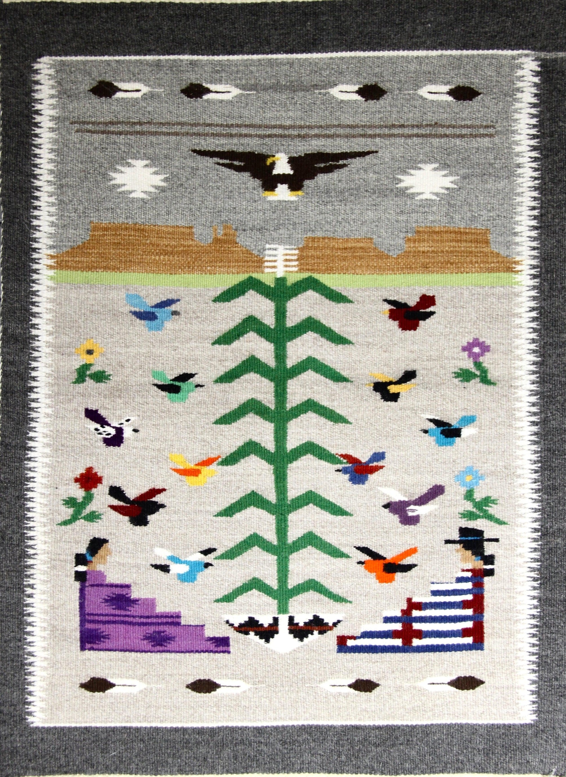 Tree of Life-Weaving-Navajo Weaving-Sorrel Sky Gallery