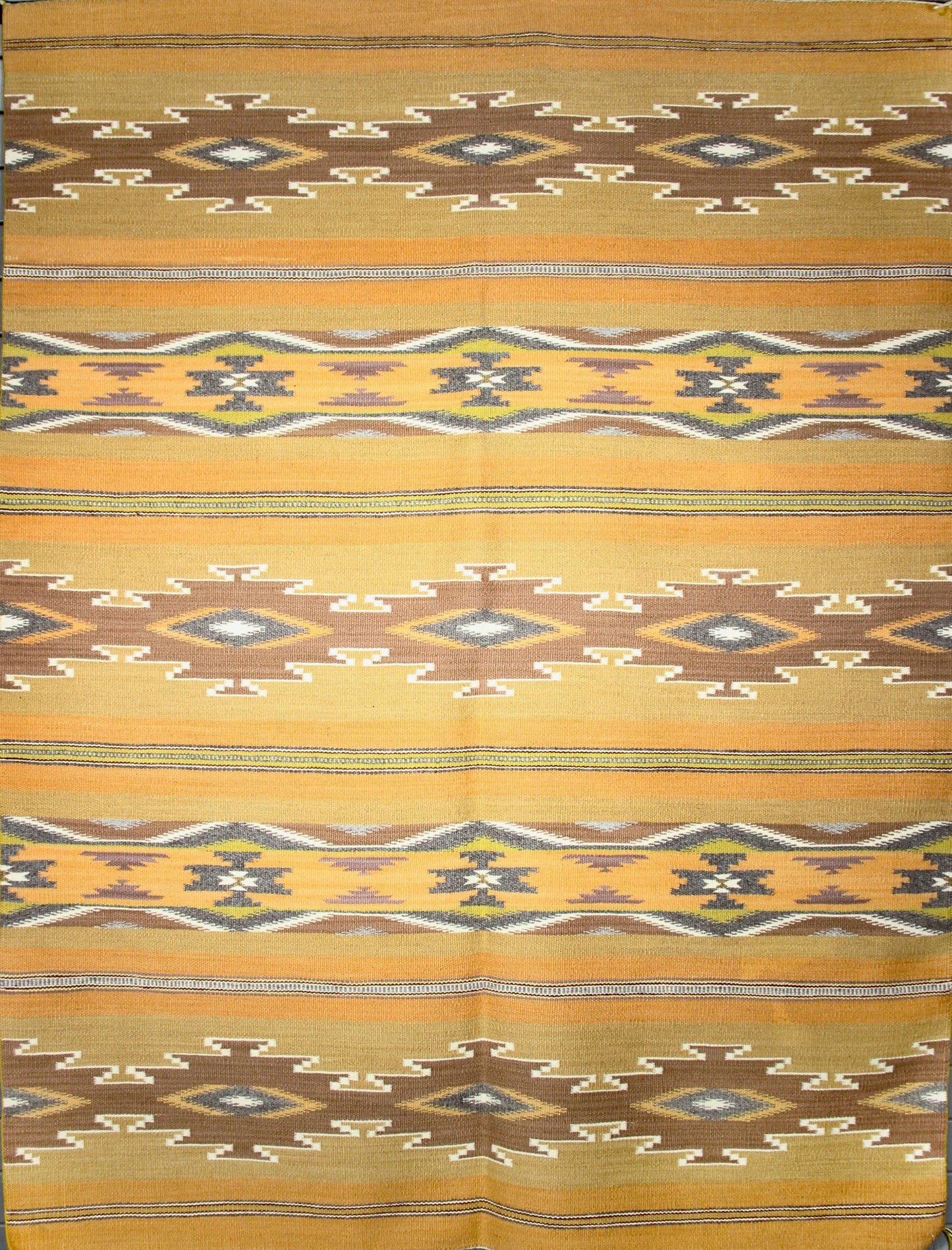 Wide Ruins 44" x 60"-Weaving-Navajo Weaving-Sorrel Sky Gallery