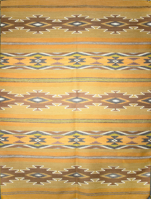 Wide Ruins 44" x 60"-Weaving-Navajo Weaving-Sorrel Sky Gallery