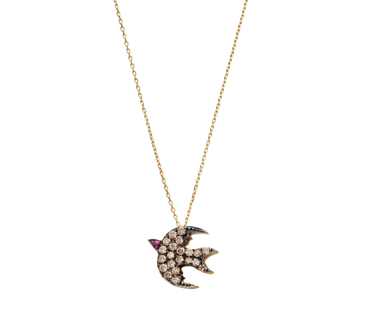 Baby Bird Necklace-Jewelry-Nayla Shami-Sorrel Sky Gallery