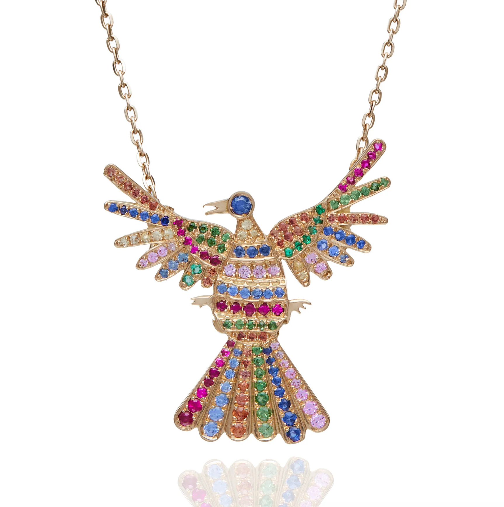 Bird Confetti Necklace-Jewelry-Nayla Shami-Sorrel Sky Gallery