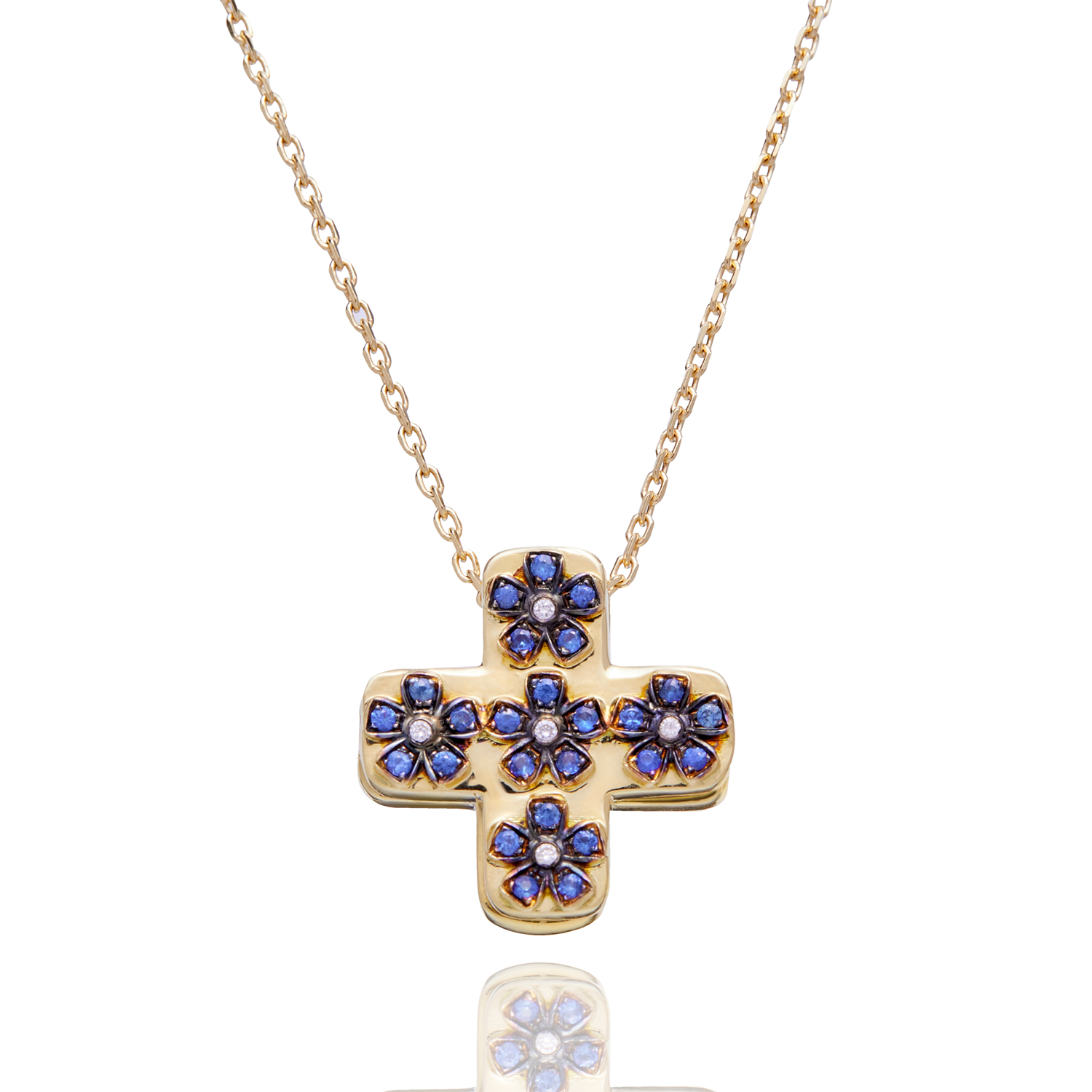 Cross Locket Necklace-Jewelry-Nayla Shami-Sorrel Sky Gallery