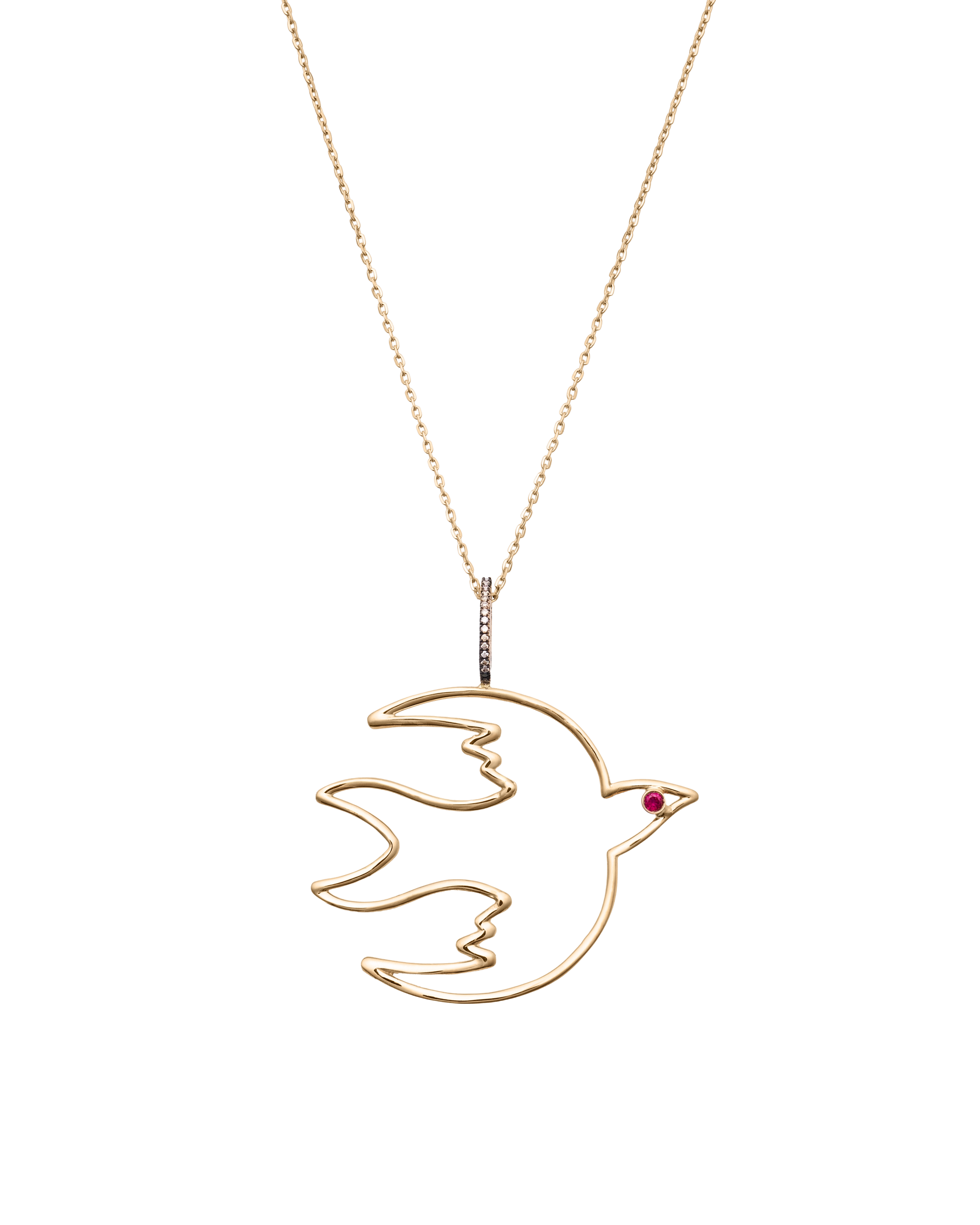 Freedom Bird Necklace-Jewelry-Nayla Shami-Sorrel Sky Gallery