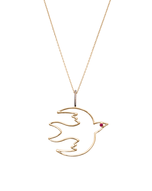 Freedom Bird Necklace-Jewelry-Nayla Shami-Sorrel Sky Gallery