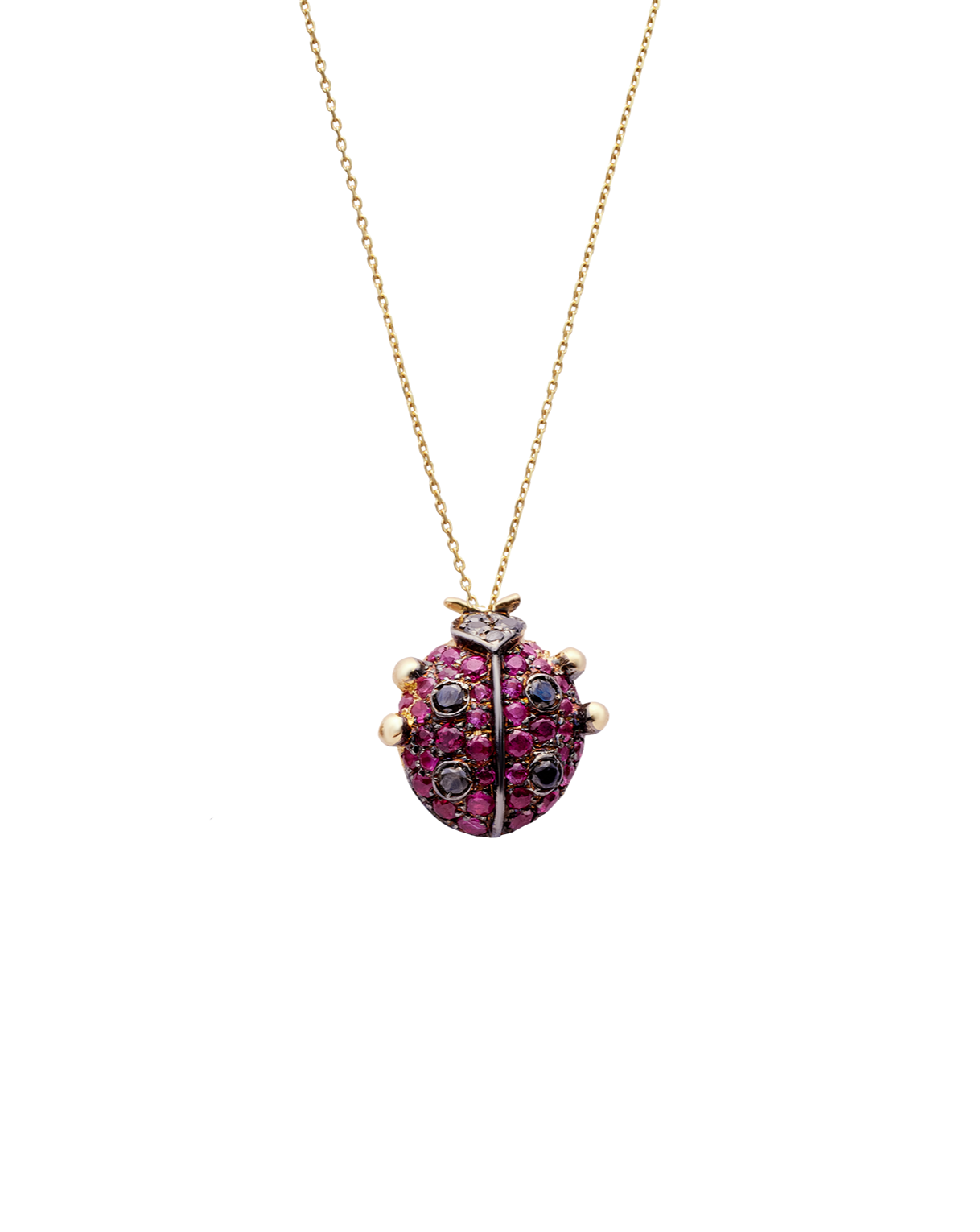 Ladybug Necklace-Jewelry-Nayla Shami-Sorrel Sky Gallery