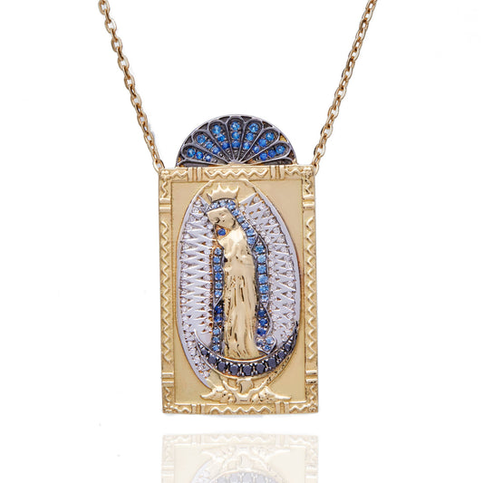 Our Lady Of Guadalupe Necklace-Jewelry-Nayla Shami-Sorrel Sky Gallery