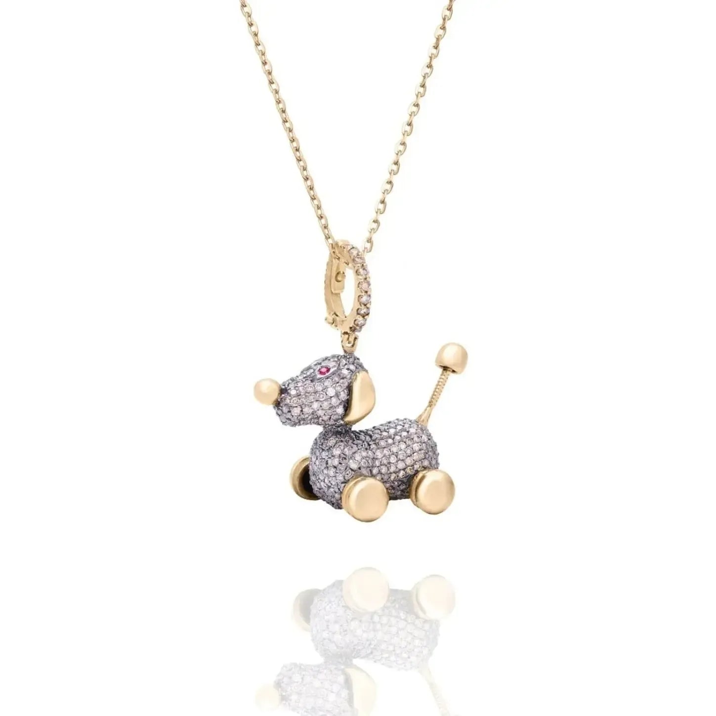 Pepper the Doggy Pendant-Jewelry-Nayla Shami-Sorrel Sky Gallery