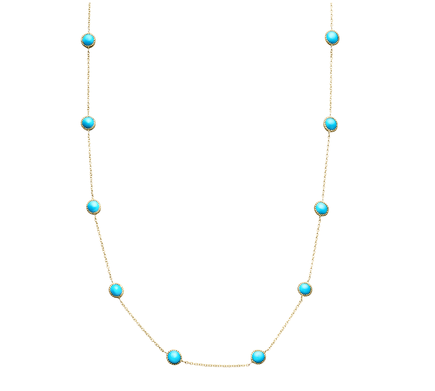 Sleeping Beauty Turquoise Necklace-Jewelry-Nayla Shami-Sorrel Sky Gallery