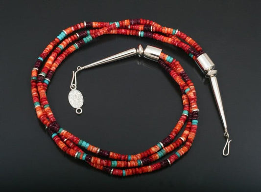 3 Strand Multi Bead Necklace-Jewelry-Ray Tracey-Sorrel Sky Gallery