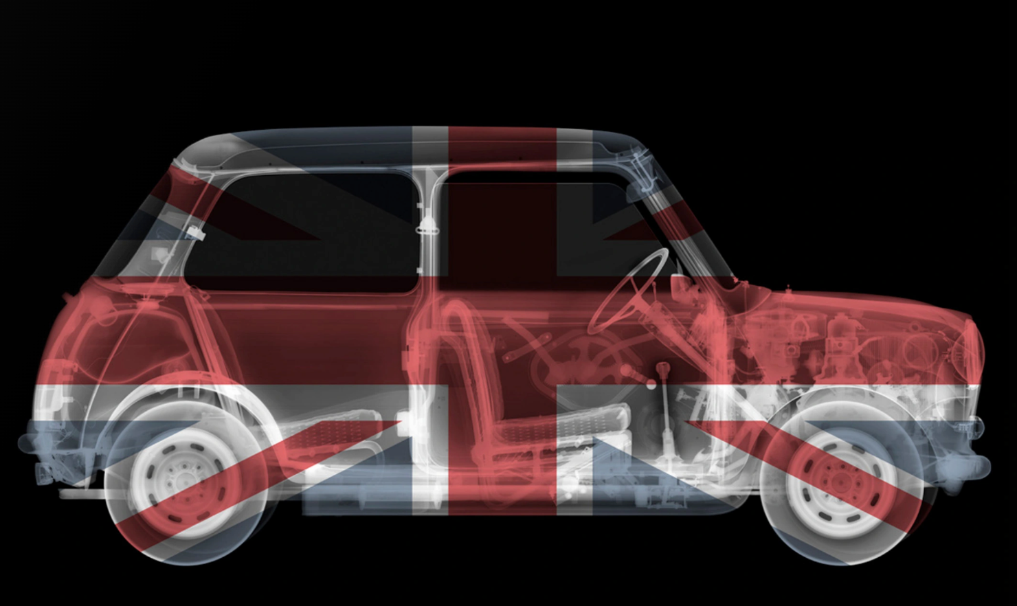 1970 Union Jack Mini-Photographic Print-Nick Veasey-Sorrel Sky Gallery