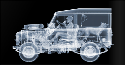 1972 Land Rover Walkies-Photographic Print-Nick Veasey-Sorrel Sky Gallery