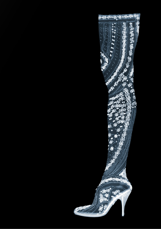 Alexander McQueen Stocking Shoe-Photographic Print-Nick Veasey-Sorrel Sky Gallery