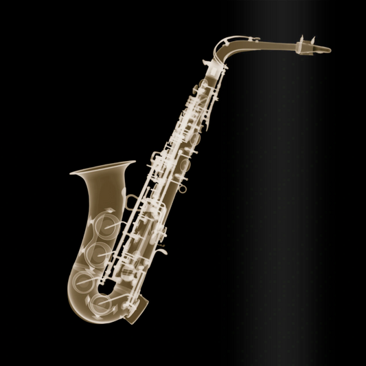 Brass Saxophone-Photographic Print-Nick Veasey-Sorrel Sky Gallery