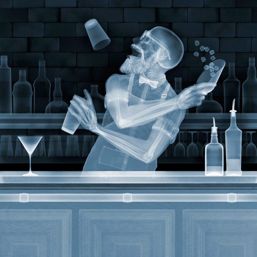 Cocktail Juggler-Photographic Print-Nick Veasey-Sorrel Sky Gallery