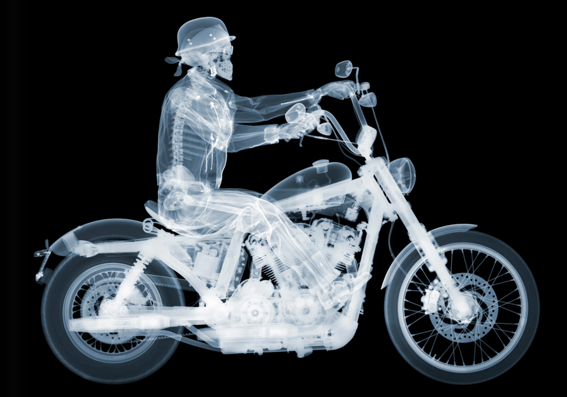 Harley Rider-Photographic Print-Nick Veasey-Sorrel Sky Gallery