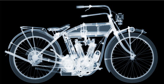 Indian Motorcycle-Photographic Print-Nick Veasey-Sorrel Sky Gallery