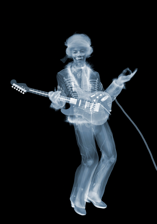 Jimi Hendrix-Photographic Print-Nick Veasey-Sorrel Sky Gallery
