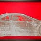 Silver Ferrari F40 on Red-Photographic Print-Nick Veasey-Sorrel Sky Gallery