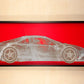 Silver Ferrari F40 on Red-Photographic Print-Nick Veasey-Sorrel Sky Gallery