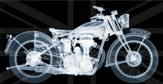 Union Jack Matchless-Photographic Print-Nick Veasey-Sorrel Sky Gallery