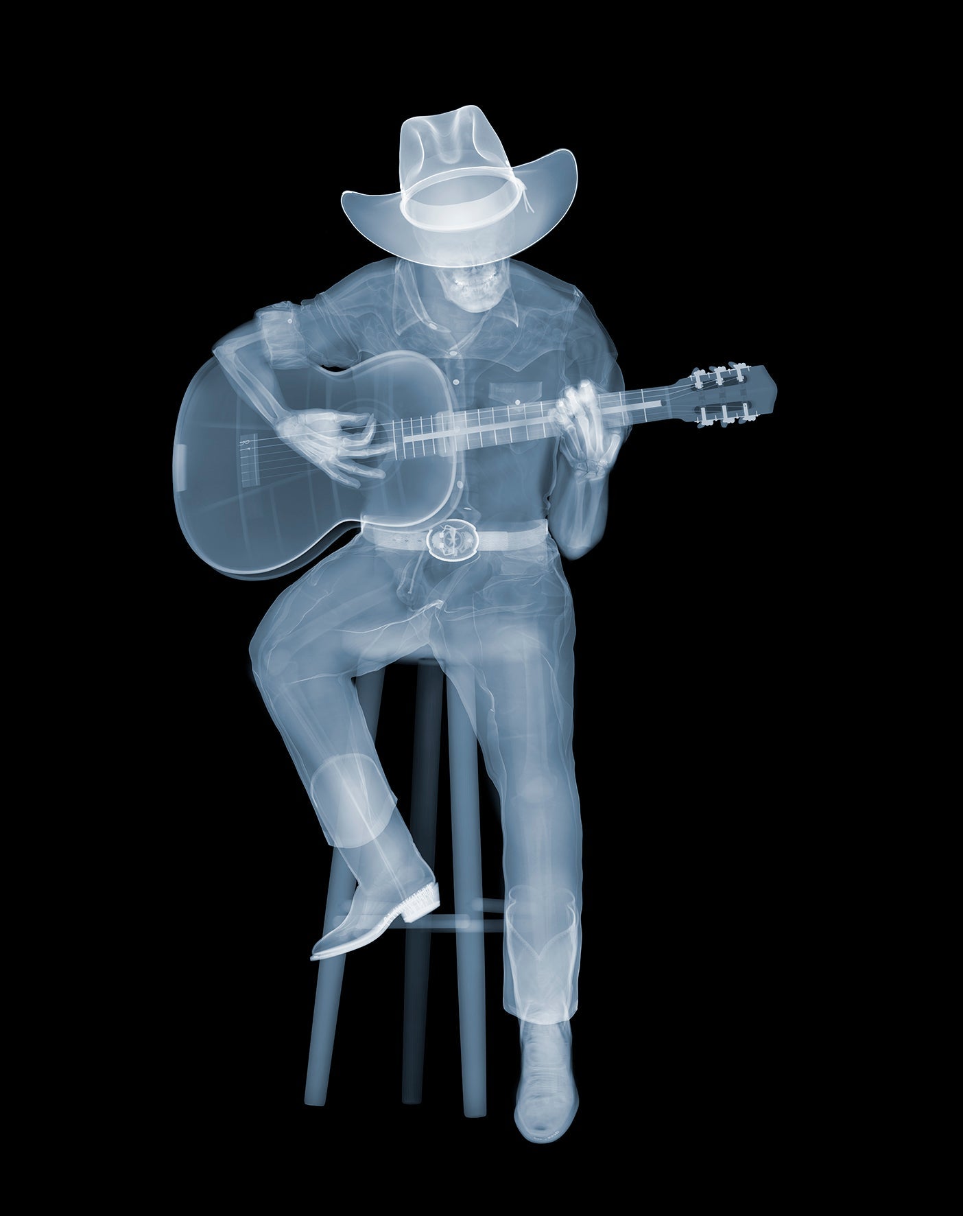 Cowboy Guitarist-Photography-Nick Veasey-Sorrel Sky Gallery