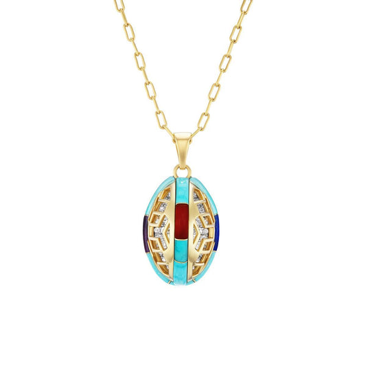 Bell Flakes Pendant-Jewelry-Nighthorse-Sorrel Sky Gallery