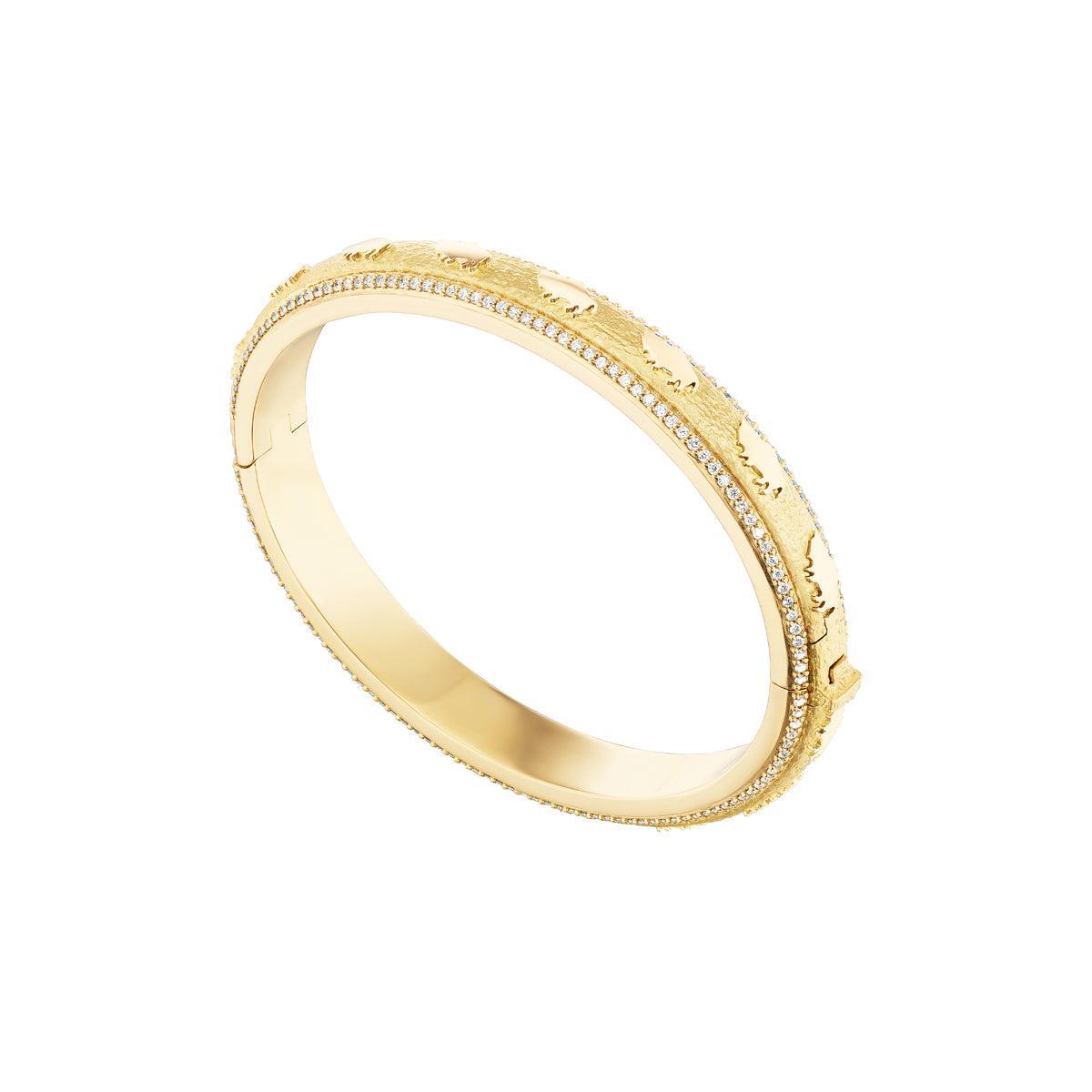 Buffalo Mini Bracelet (Diamonds)-Jewelry-Nighthorse-Sorrel Sky Gallery