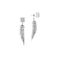 Feather Earrings (Cushion Studs)-Jewelry-Nighthorse-Sorrel Sky Gallery