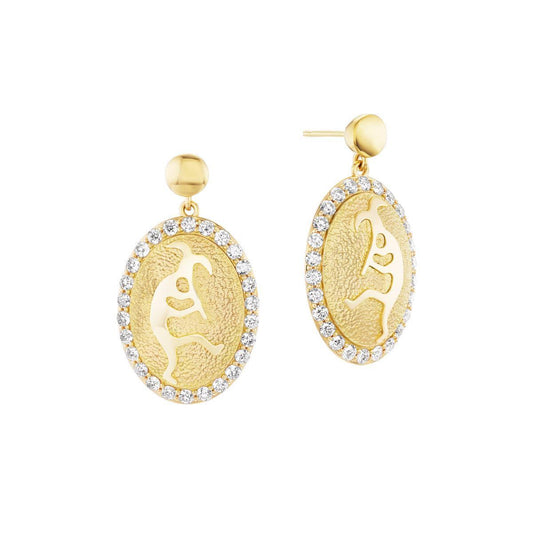 Kokopelli Earrings-Jewelry-Nighthorse-Sorrel Sky Gallery