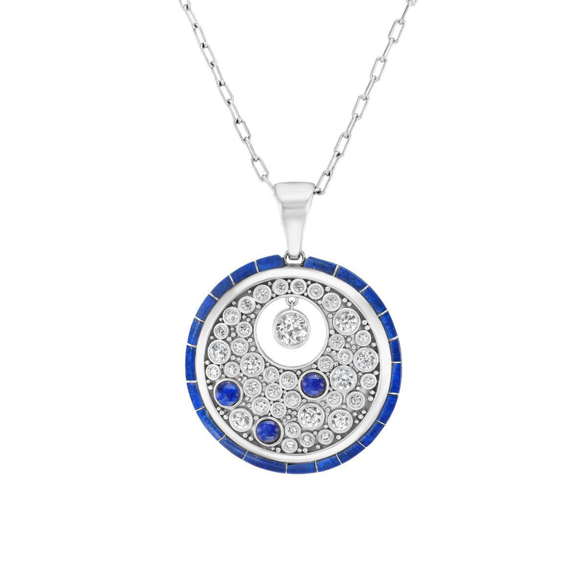 Large  Galaxy Pendant (Turquoise)