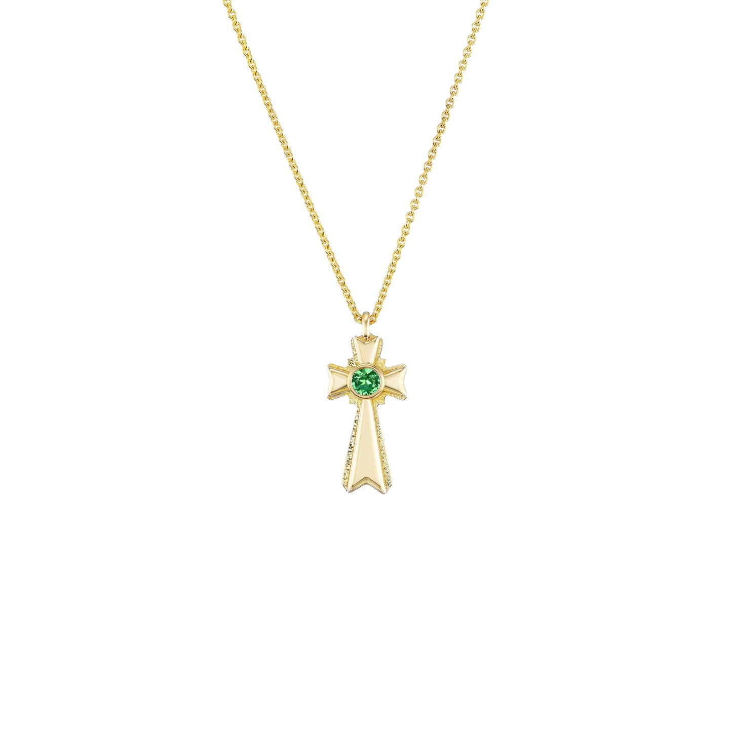 Mini Cross Necklace-Jewelry-Nighthorse-Sorrel Sky Gallery