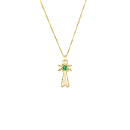 Mini Cross Necklace-Jewelry-Nighthorse-Sorrel Sky Gallery