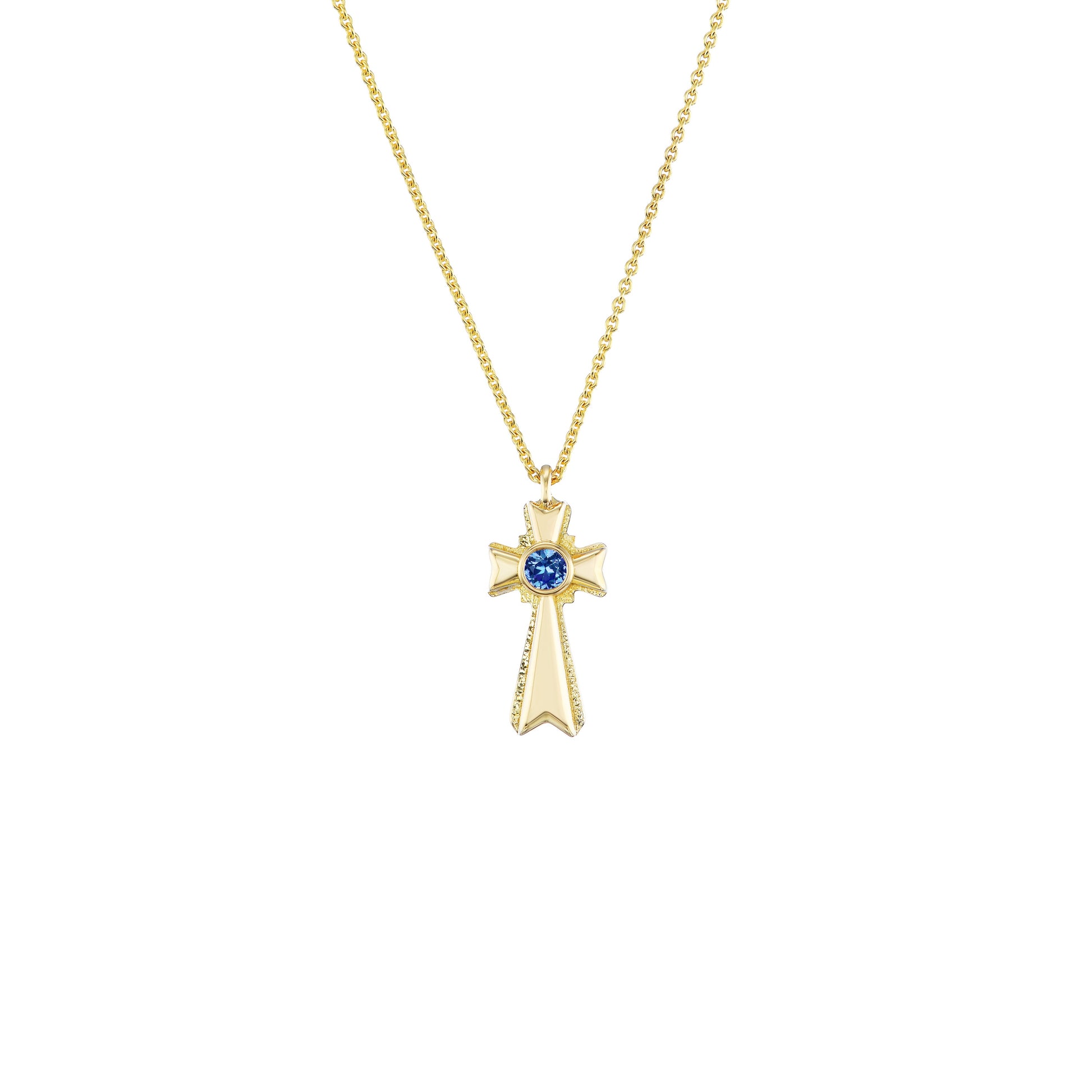 Mini Cross Necklace-Jewelry-Nighthorse-Sorrel Sky Gallery