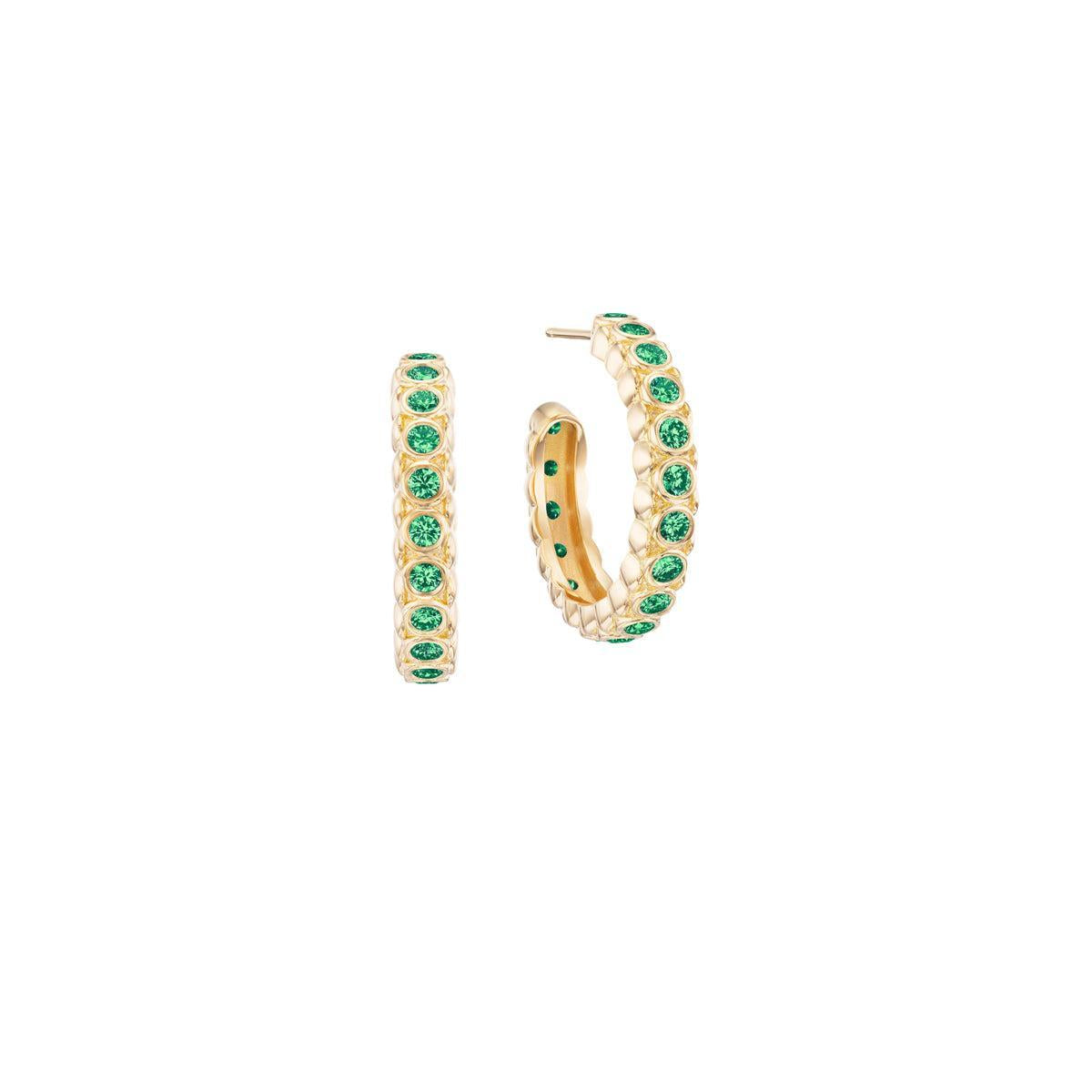Morning Drop Hoops - Colored Stones-Jewelry-Nighthorse-Sorrel Sky Gallery