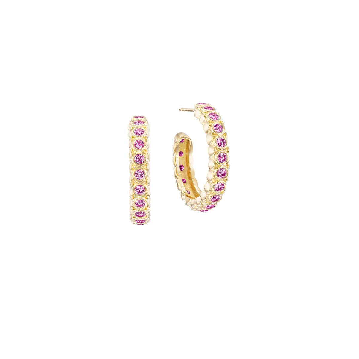 Morning Drop Hoops - Colored Stones-Jewelry-Nighthorse-Sorrel Sky Gallery