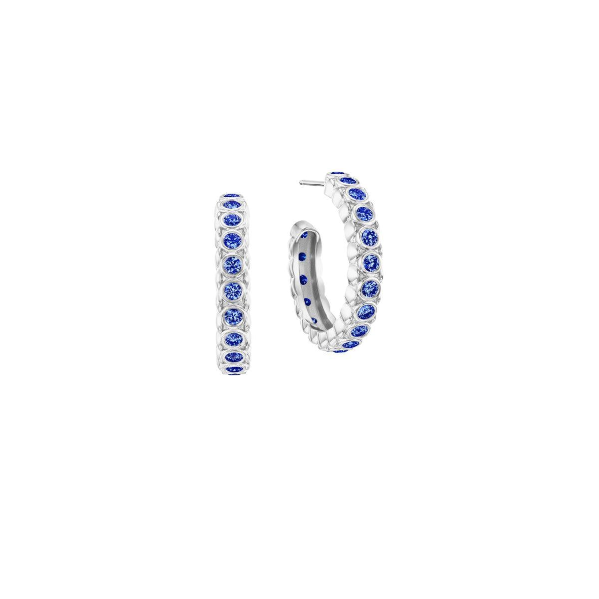Morning Drop Hoops - Colored Stones-Jewelry-Nighthorse-Sorrel Sky Gallery