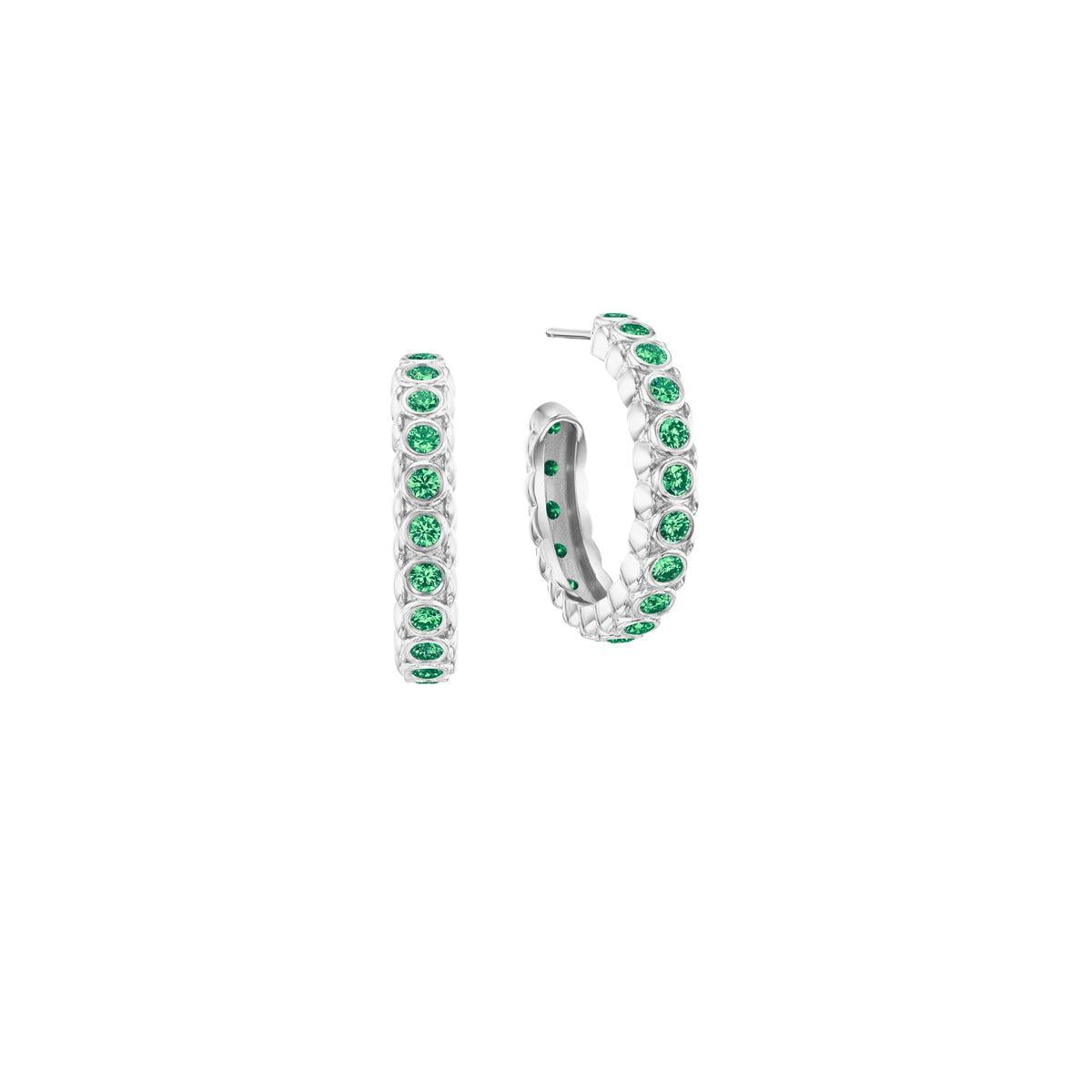 Morning Drop Hoops - Colored Stones-Jewelry-Nighthorse-Sorrel Sky Gallery