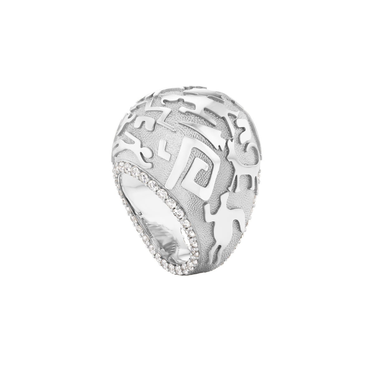 Rock Art Dome Ring-Jewelry-Nighthorse-Sorrel Sky Gallery