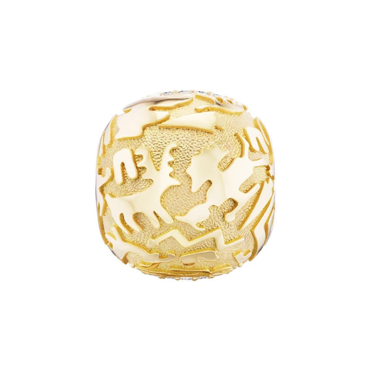 Rock Art Dome Ring-Jewelry-Nighthorse-Sorrel Sky Gallery