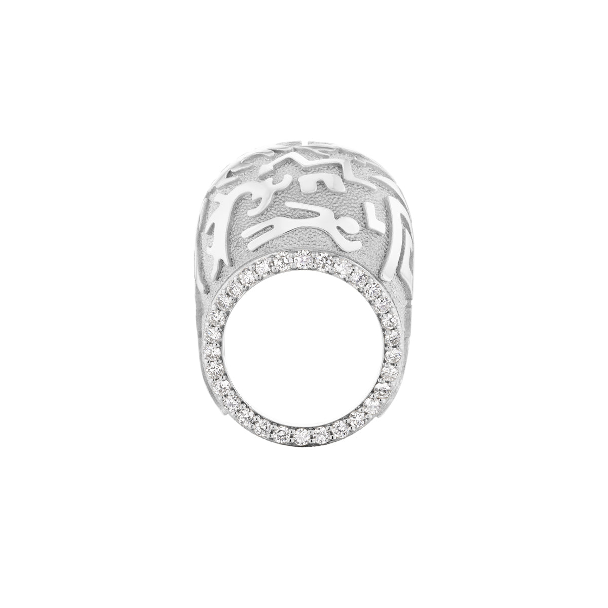Rock Art Dome Ring-Jewelry-Nighthorse-Sorrel Sky Gallery