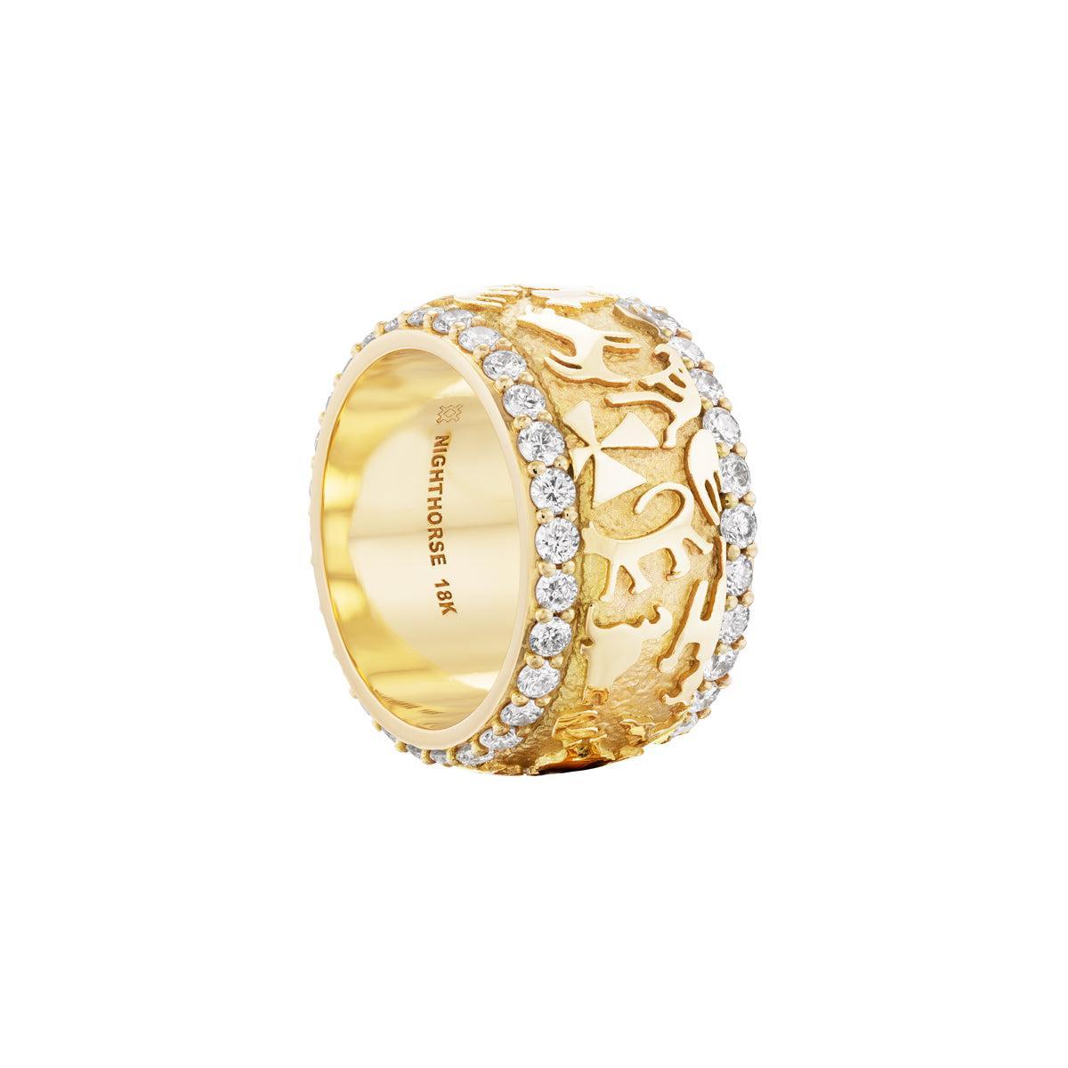 Rock Art Ring-Jewelry-Nighthorse-Sorrel Sky Gallery