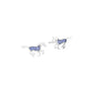 Running Horse Earrings (Blue Sapphire)-Jewelry-Nighthorse-Sorrel Sky Gallery