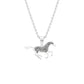 Running Horse Pendant (Diamonds)-Jewelry-Nighthorse-Sorrel Sky Gallery