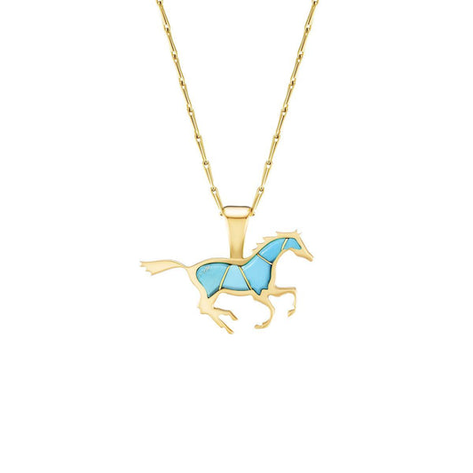 Running Horse Pendant (Inlay)