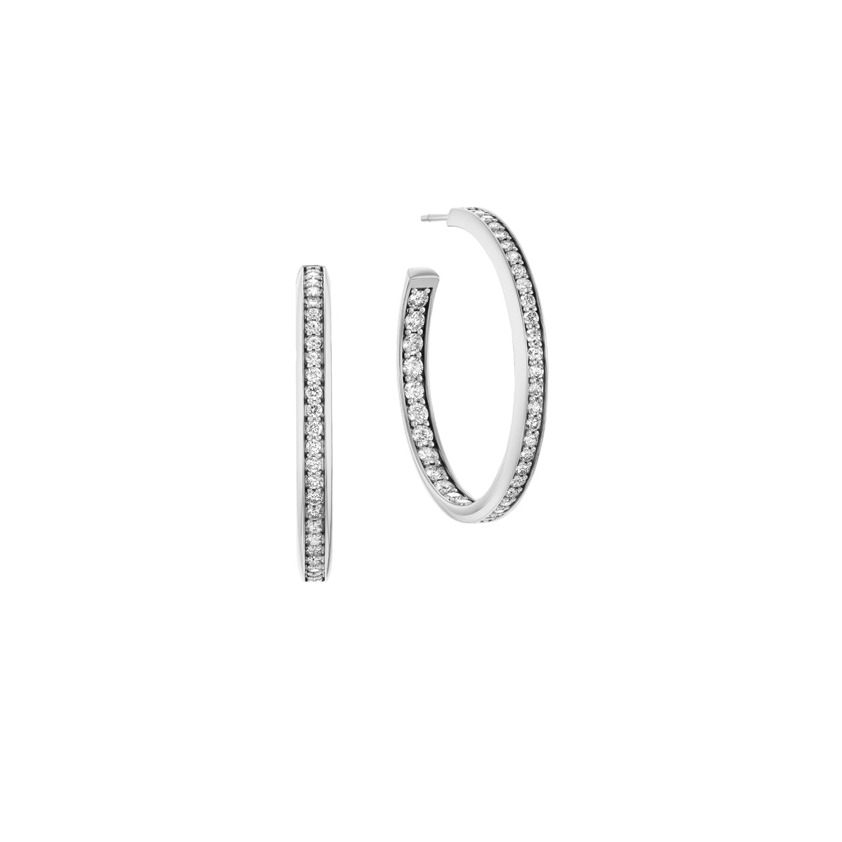 Slimline Hoop Earrings-Jewelry-Nighthorse-Sorrel Sky Gallery